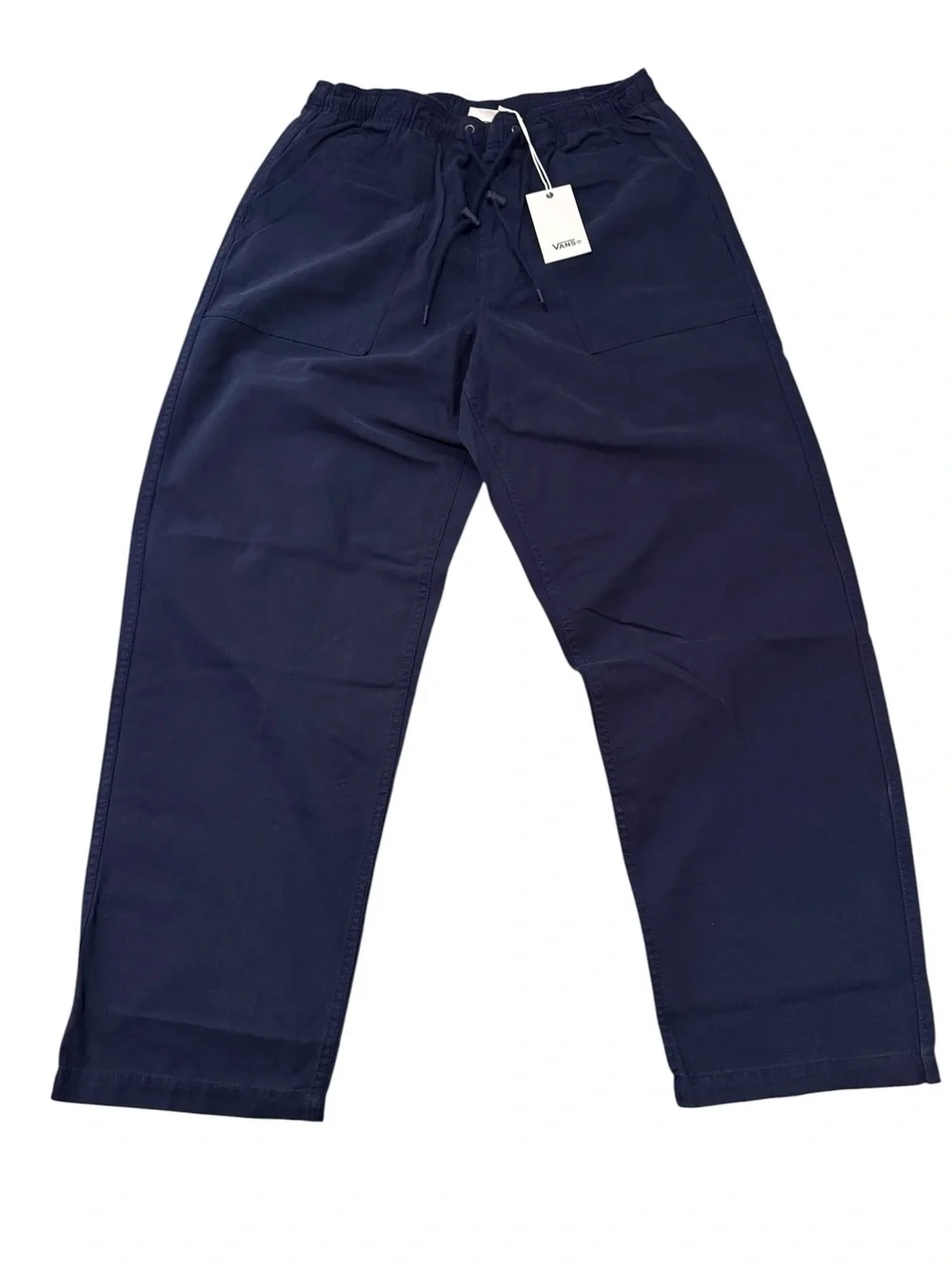 Vans Easy trouser Pants Baggy Tapered Fit Navy Mens Size Medium New